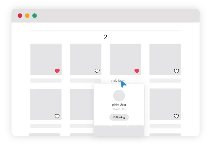 Bookmarks and follows work on pages loaded by the extension